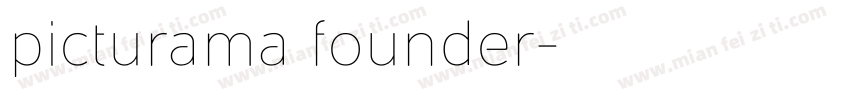 picturama founder字体转换